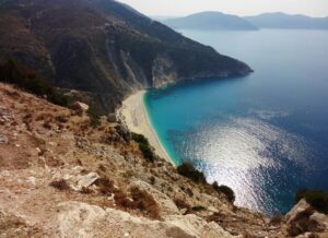 Baai van Myrthos op Kefalonia