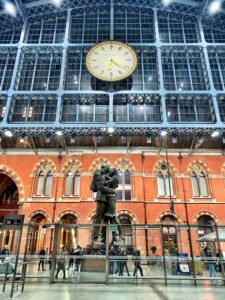st. pancras station londen nachttrein