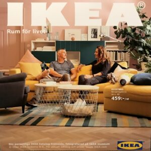 op de cover in ikea museum